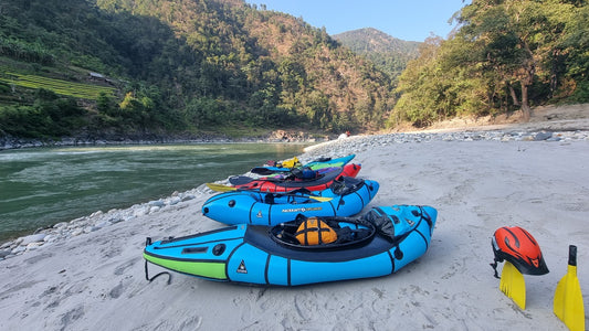 Packrafting the Karnali River, Nepal